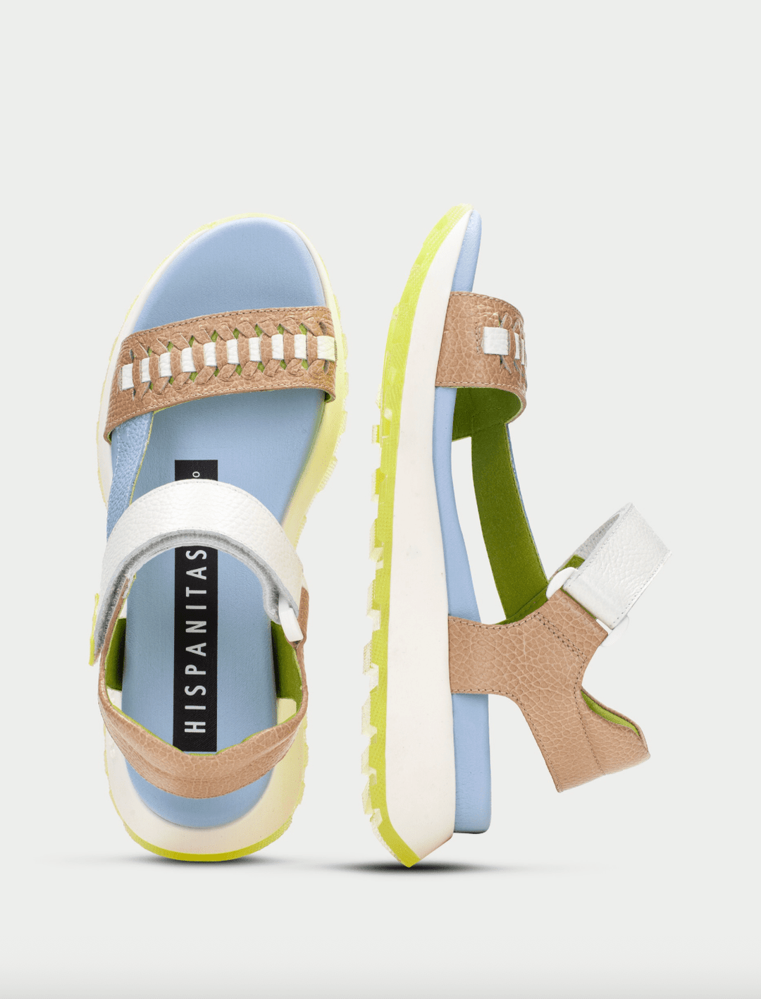 Hispanitas AMBAR DESERT/CELESTE BLUE SANDAL Shoes | Shop now at Main &amp; Taylor Shoes!
