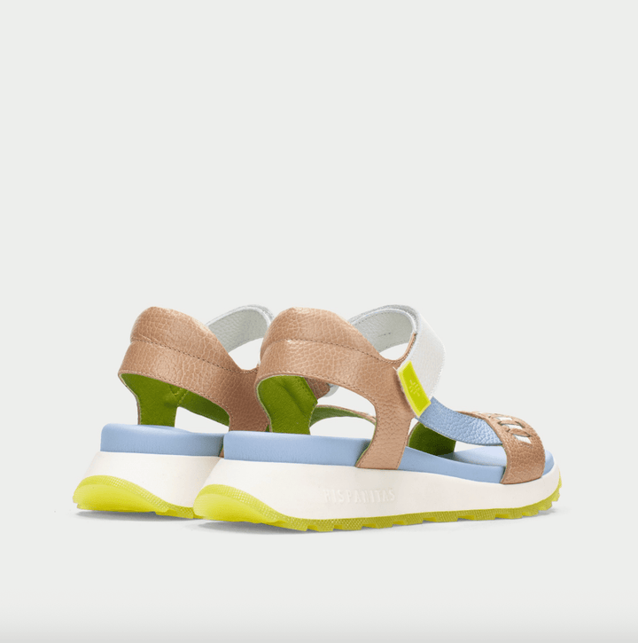 Hispanitas AMBAR DESERT/CELESTE BLUE SANDAL Shoes | Shop now at Main &amp; Taylor Shoes!