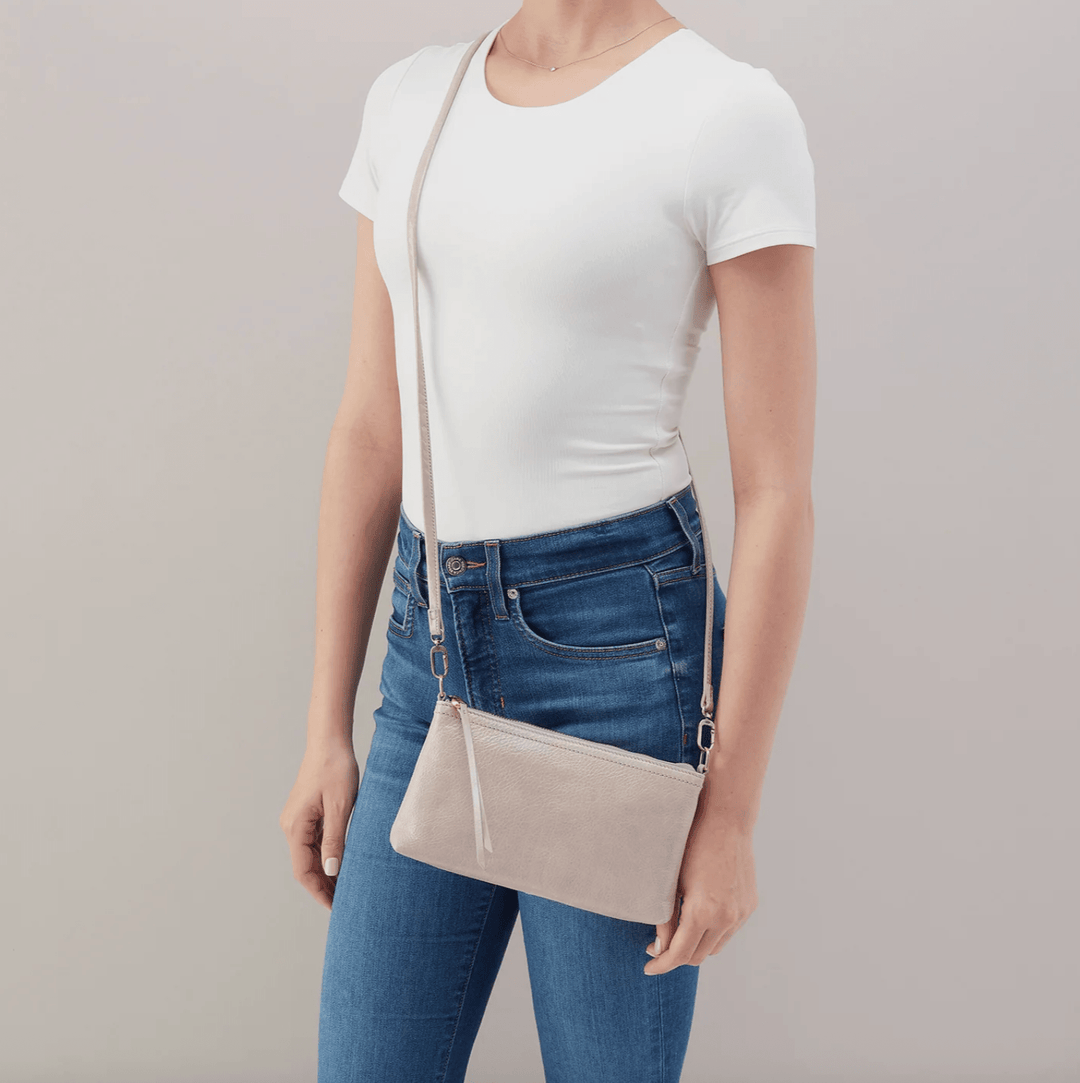 HOBO DARCY STONE GLOSS CROSSBOY HANDBAGS | Shop now at Main &amp; Taylor Shoes!