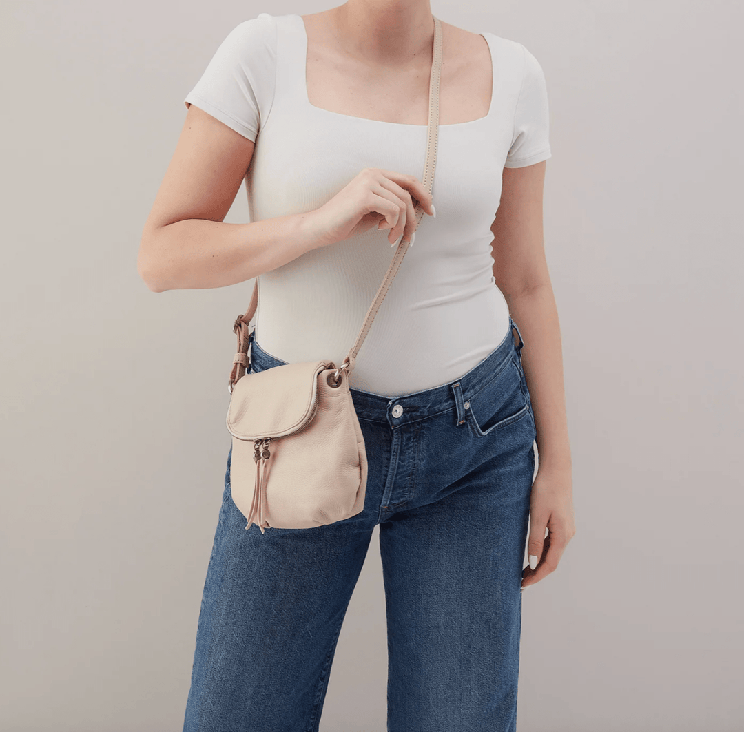 HOBO FERN ZIP FLAP STONE WASH CROSSBODY HANDBAGS | Shop now at Main &amp; Taylor Shoes!