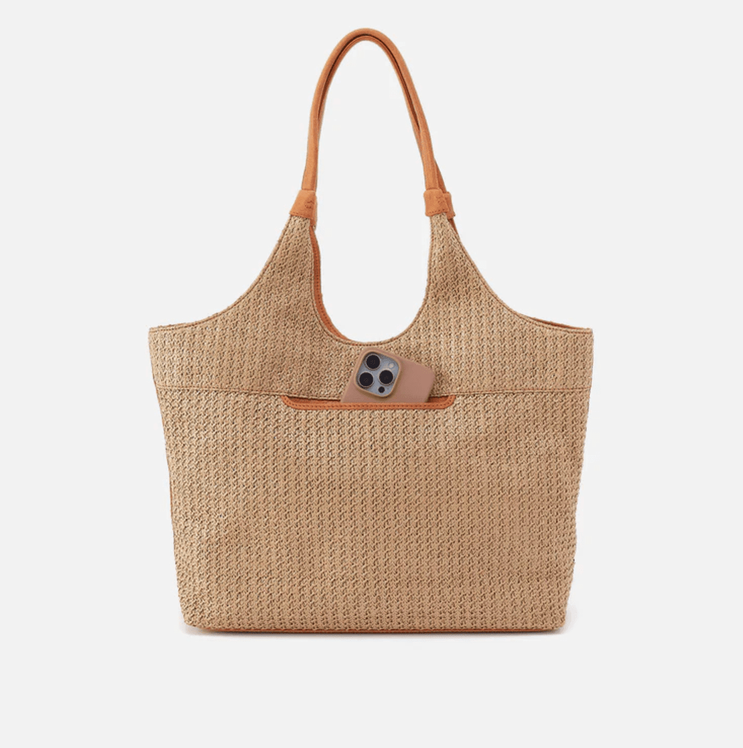 HOBO LAJOLLA MEADOW STRAW TOTE HANDBAGS | Shop now at Main &amp; Taylor Shoes!