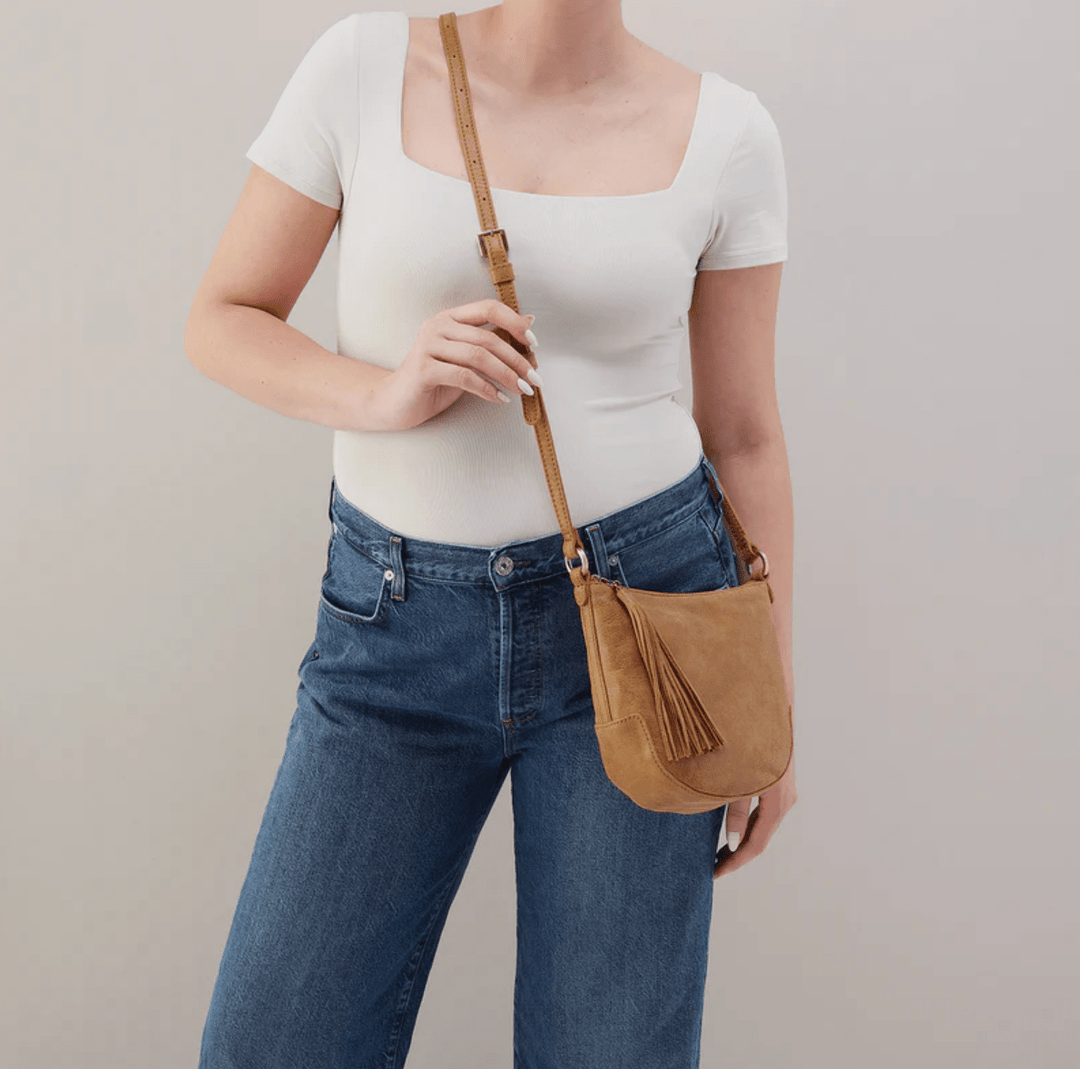 Hobo LEXI CROSSBODY WHISKEY BAG Handbags | Shop now at Main & Taylor Shoes!
