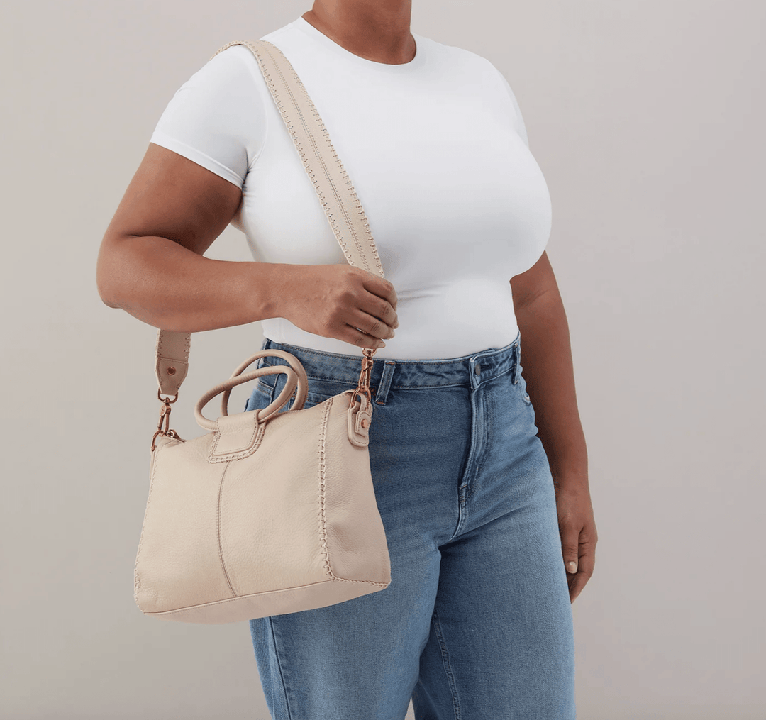 HOBO SHEILA MEDIUM SATCHEL STONEWASH HANDBAGS | Shop now at Main &amp; Taylor Shoes!