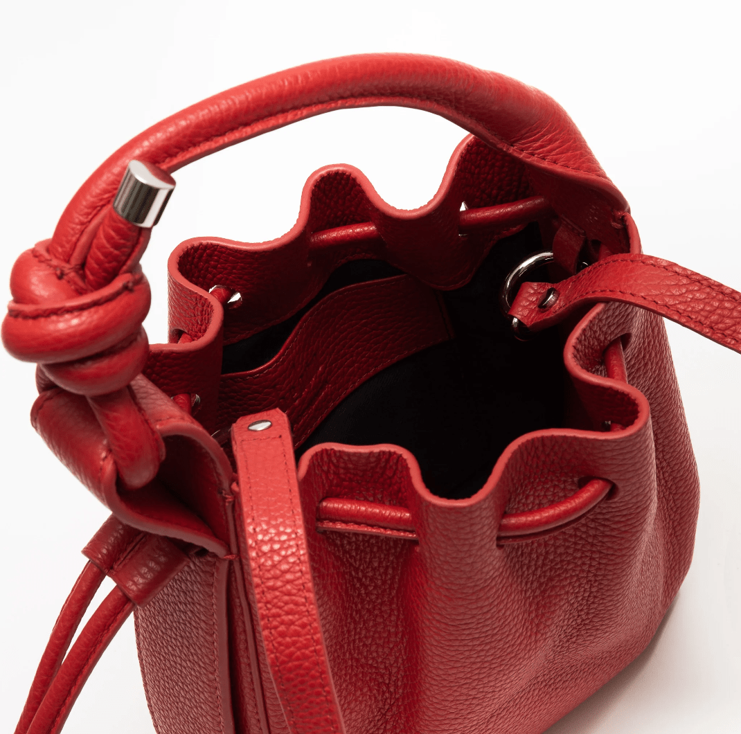 BEHNO INA MINI RED HANDBAGS | Shop now at Main &amp; Taylor Shoes!