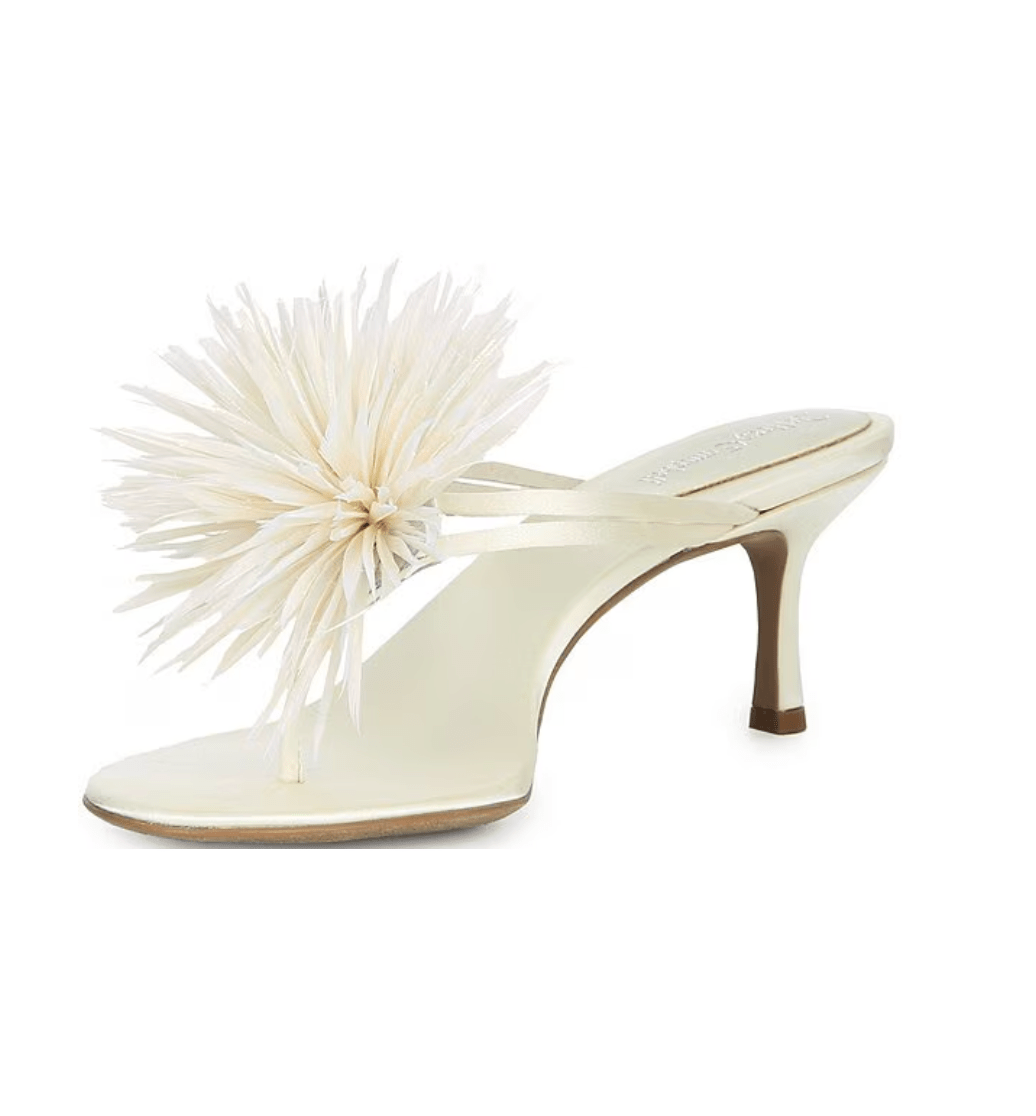 Jeffrey Campbell FIREWORK BEIGE SATIN HEEL Shoes | Shop now at Main &amp; Taylor Shoes!