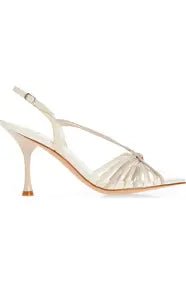 Jeffrey Campbell GALAXIA CREAM COMBO HEEL Shoes | Shop now at Main &amp; Taylor Shoes!