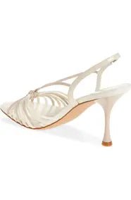 Jeffrey Campbell GALAXIA CREAM COMBO HEEL Shoes | Shop now at Main &amp; Taylor Shoes!