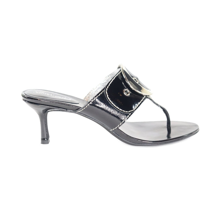JEFFREY CAMPBELL SOLANI BLACK/SILVER SANDAL SHOES | Shop now at Main &amp; Taylor Shoes!