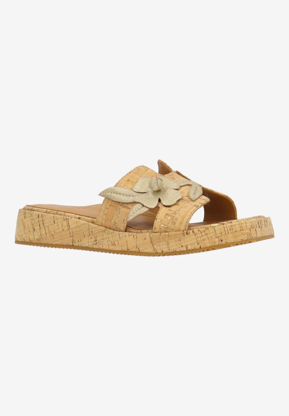 L'amour Des Pieds ALDARA NATURAL CORK SLIDE SHOES | Shop now at Main & Taylor Shoes!