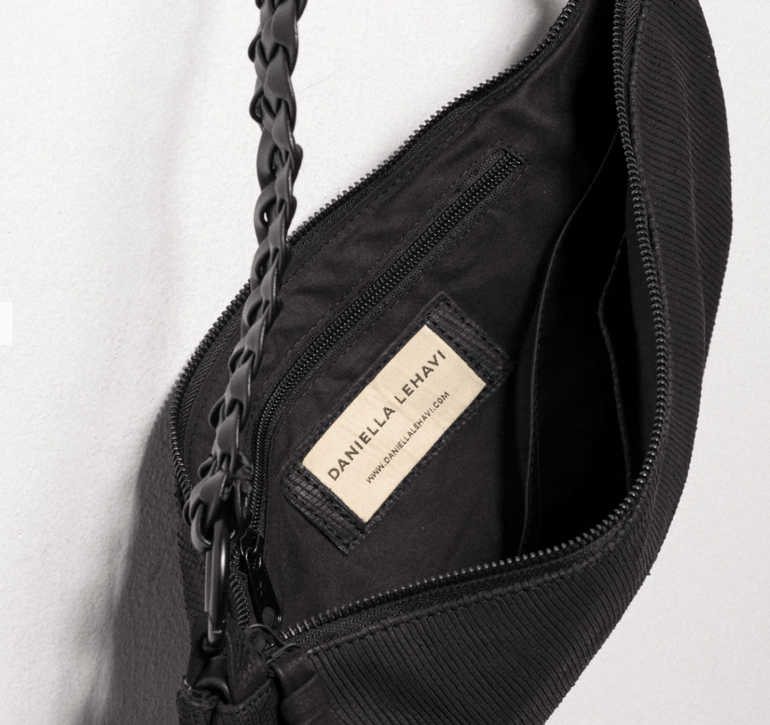 Daniella Lehavi Handbags LIA SMALL HOBO BLACK SCALES HANDBAGS | Shop now at Main &amp; Taylor Shoes!