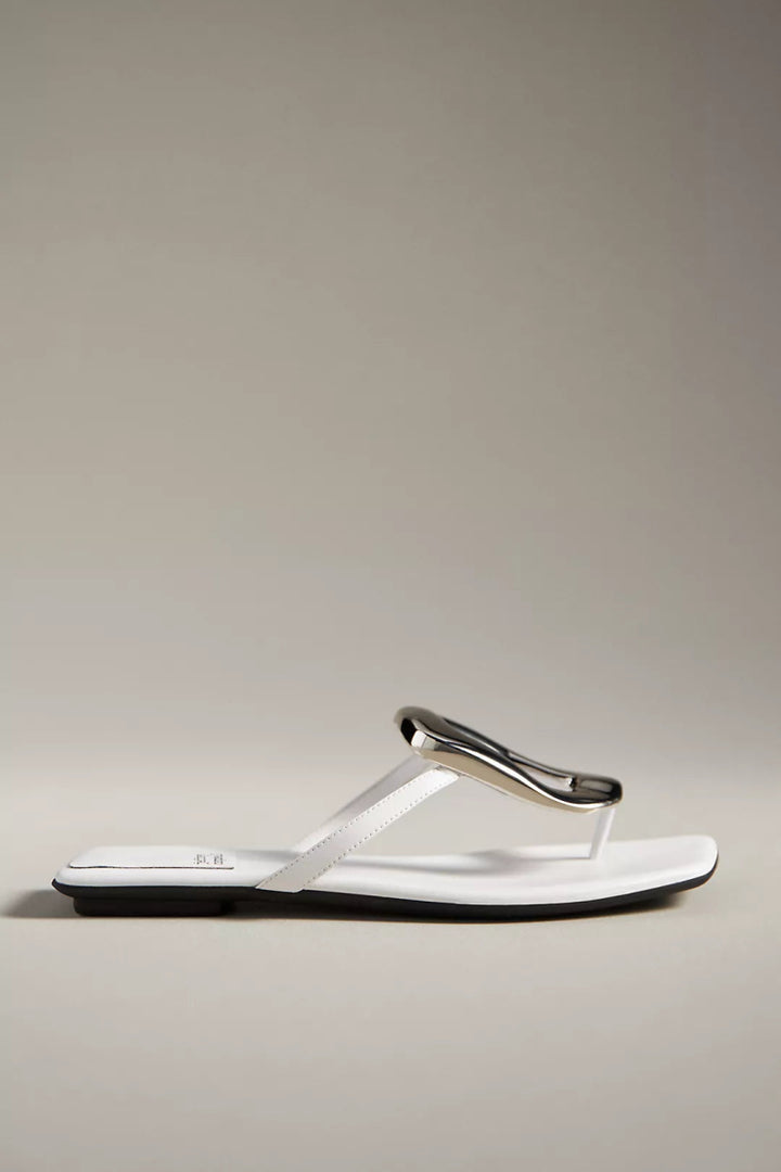 Jeffrey Campbell LINQUES WHITE/SILVER Shoes | Shop now at Main &amp; Taylor Shoes!