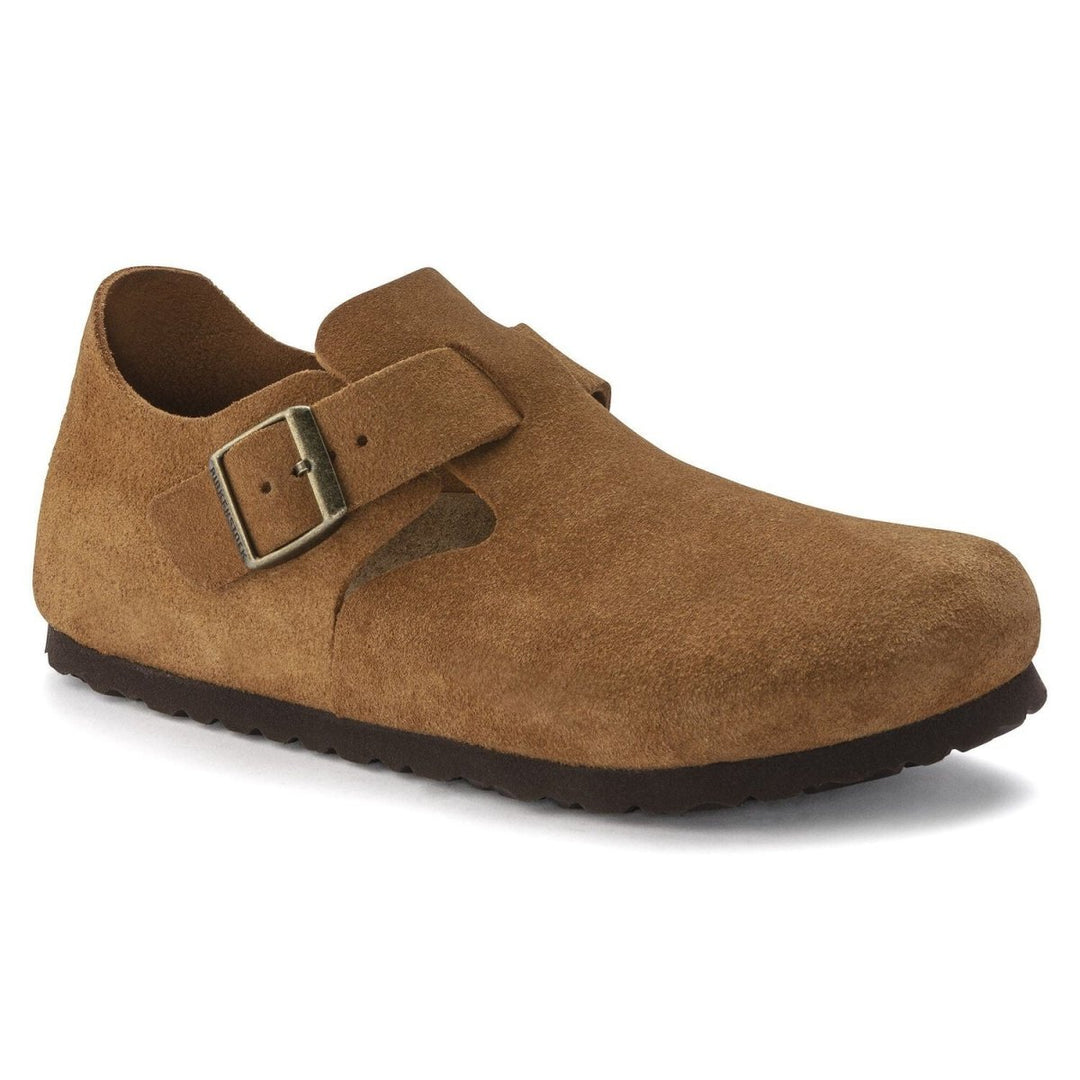 Birkenstock LONDON MINK SUEDE Shoes | Shop now at Main &amp; Taylor Shoes!