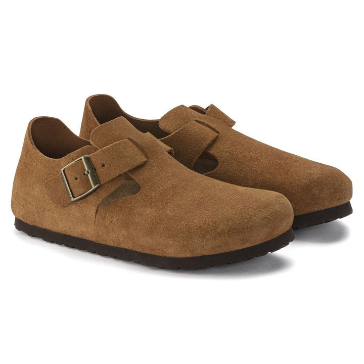 Birkenstock LONDON MINK SUEDE Shoes | Shop now at Main &amp; Taylor Shoes!