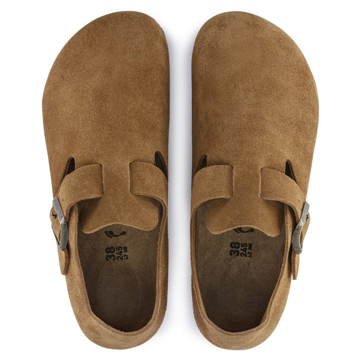 Birkenstock LONDON MINK SUEDE Shoes | Shop now at Main &amp; Taylor Shoes!