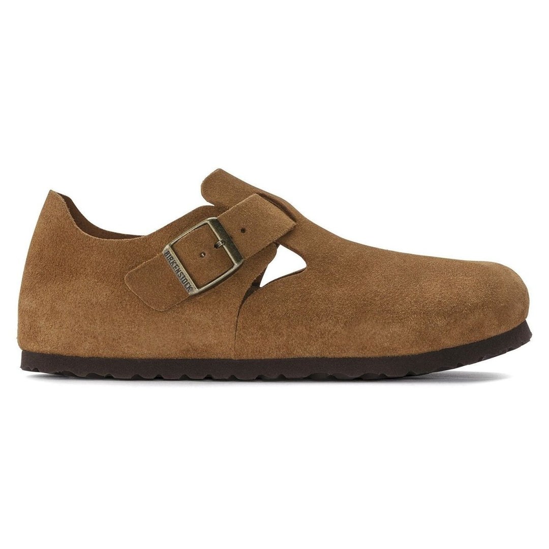 Birkenstock LONDON MINK SUEDE Shoes | Shop now at Main &amp; Taylor Shoes!