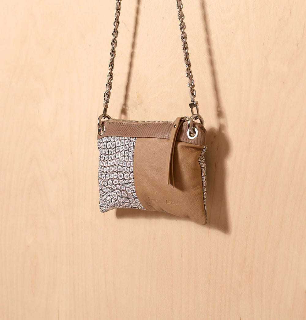 Daniella Lehavi Handbags MALIKA CLUTCH LATTE HANDBAGS | Shop now at Main & Taylor Shoes!