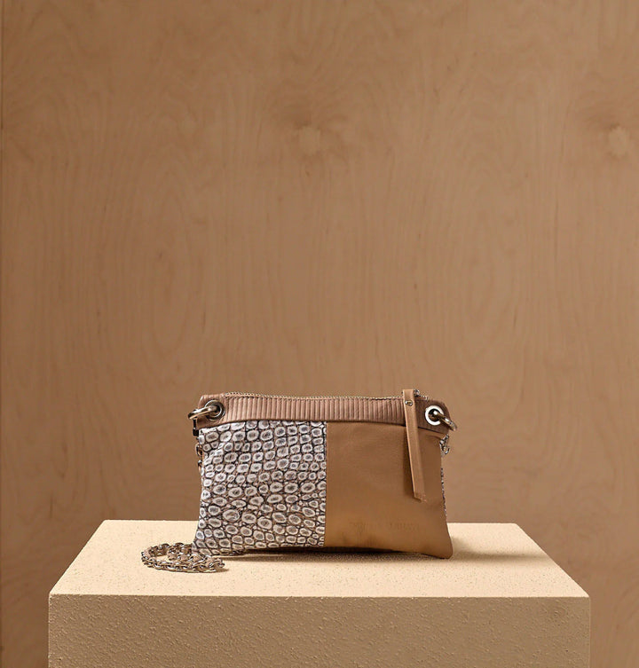 Daniella Lehavi Handbags MALIKA CLUTCH LATTE HANDBAGS | Shop now at Main &amp; Taylor Shoes!
