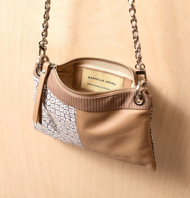 Daniella Lehavi Handbags MALIKA CLUTCH LATTE HANDBAGS | Shop now at Main &amp; Taylor Shoes!