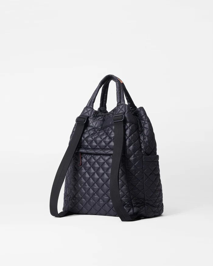 MZ WALLACE METRO CONVERTIBLE BACKPACK BLACK Shoe Main  display picture 1