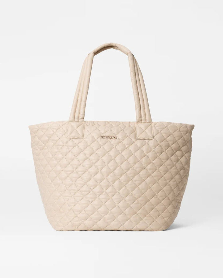 MZ Wallace METRO MEDIUM TOTE DELUXE BUFF HANDBAGS | Shop now at Main &amp; Taylor Shoes!