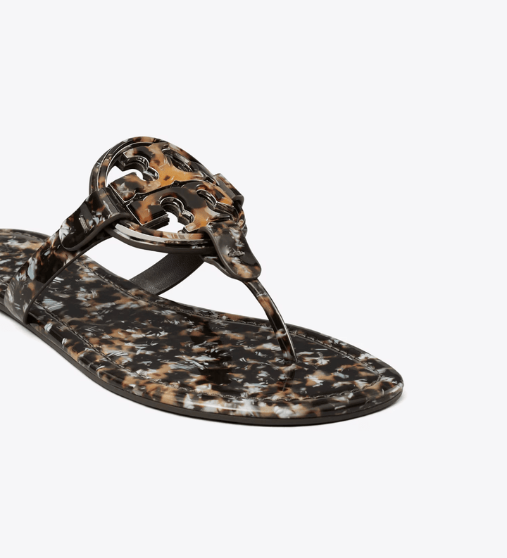 TORY BURCH MILLER CLASSIC PRINTED PATENT CARAMEL Shoes | Shop now at Main &amp; Taylor Shoes!