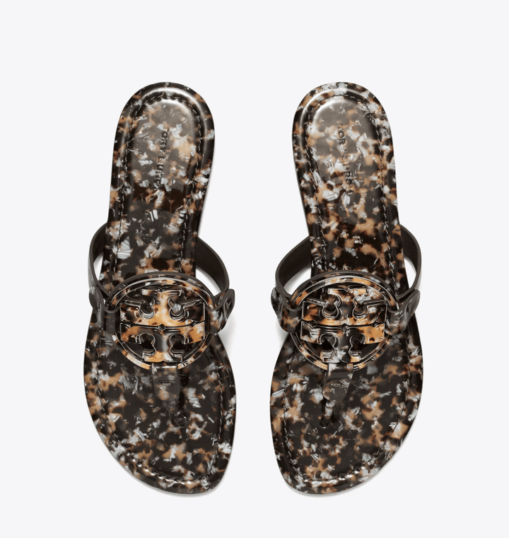 TORY BURCH MILLER CLASSIC PRINTED PATENT CARAMEL Shoes | Shop now at Main &amp; Taylor Shoes!