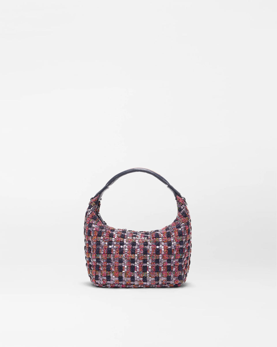 MZ WALLACE MULTI WOVEN MINI HOBO SHIMMER MULTI Shoe Main & Taylor