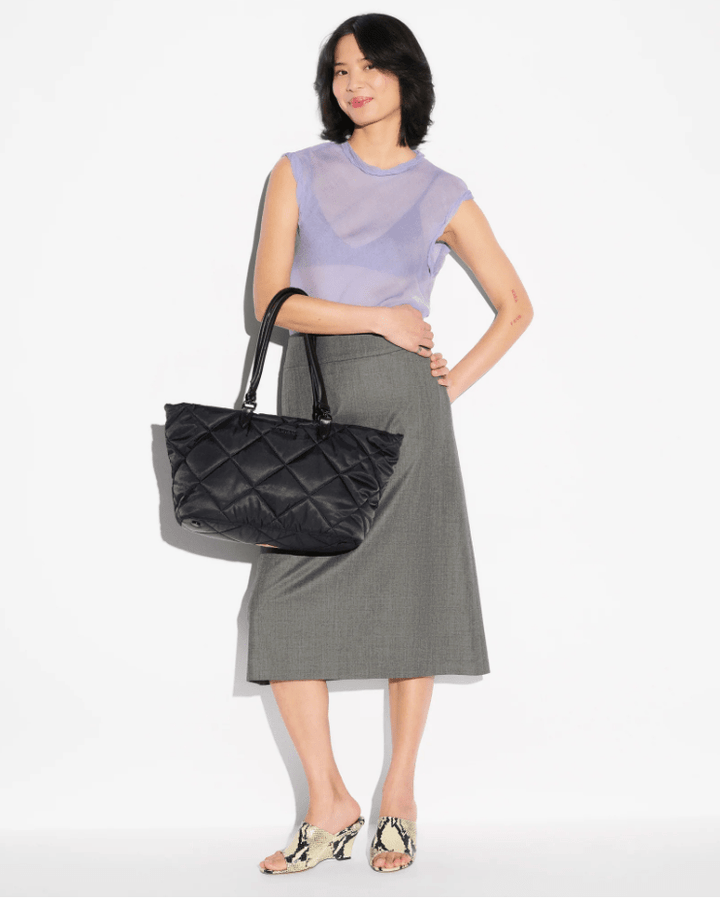 MZ Wallace MADISON MEDIUM EAST - WEST TOTE BLACK Handbags | Shop now at Main &amp; Taylor Shoes!