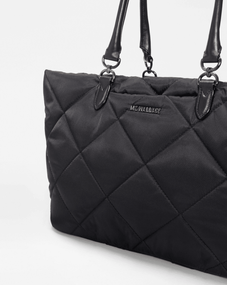 MZ Wallace MADISON MEDIUM EAST - WEST TOTE BLACK Handbags | Shop now at Main &amp; Taylor Shoes!