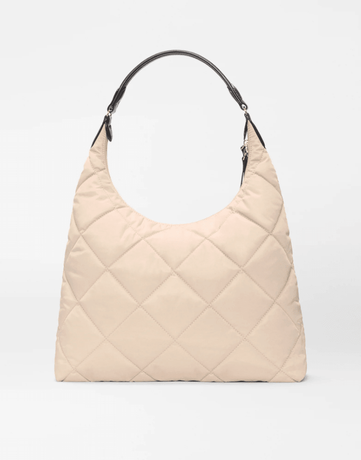 MZ Wallace MADISON SHOULDER BUFF/BLACK Handbags | Shop now at Main &amp; Taylor Shoes!