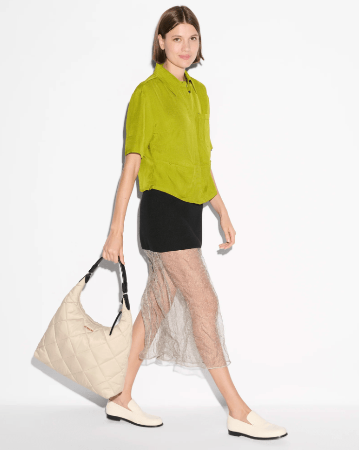 MZ Wallace MADISON SHOULDER BUFF/BLACK Handbags | Shop now at Main &amp; Taylor Shoes!
