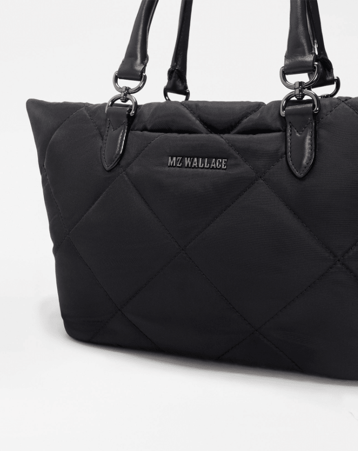 MZ Wallace MADISON SMALL EAST - WEST TOTE BLACK Handbags | Shop now at Main &amp; Taylor Shoes!