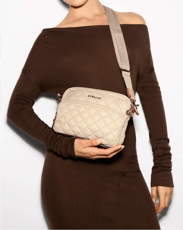 MZ Wallace METRO CAMERA SMALL BUFF BAG Handbags | Shop now at Main &amp; Taylor Shoes!