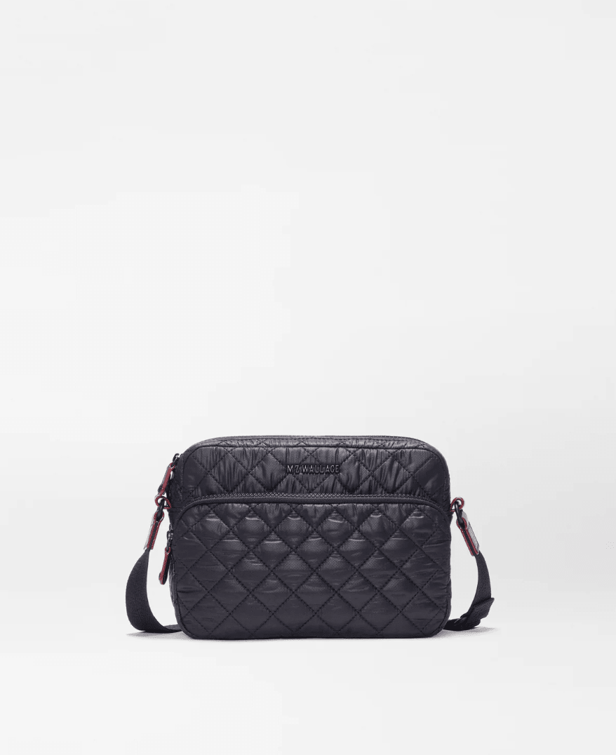MZ Wallace METRO CAMERA SMALL CROSSBODY BLACK Handbags | Shop now at Main &amp; Taylor Shoes!