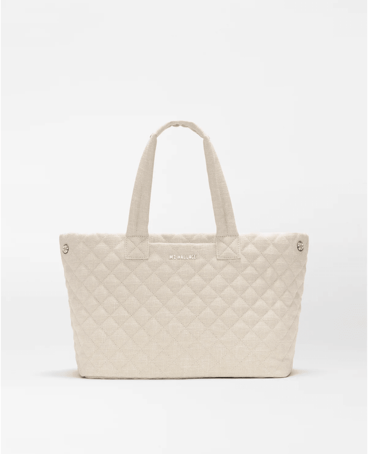 MZ Wallace METRO CITY MEDIUM TOTE SANDY LINEN Handbags | Shop now at Main &amp; Taylor Shoes!