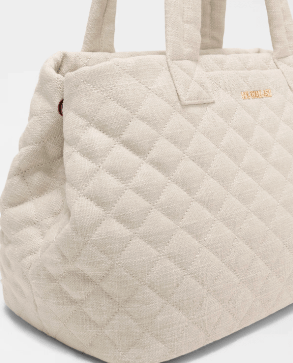 MZ Wallace METRO CITY MEDIUM TOTE SANDY LINEN Handbags | Shop now at Main &amp; Taylor Shoes!