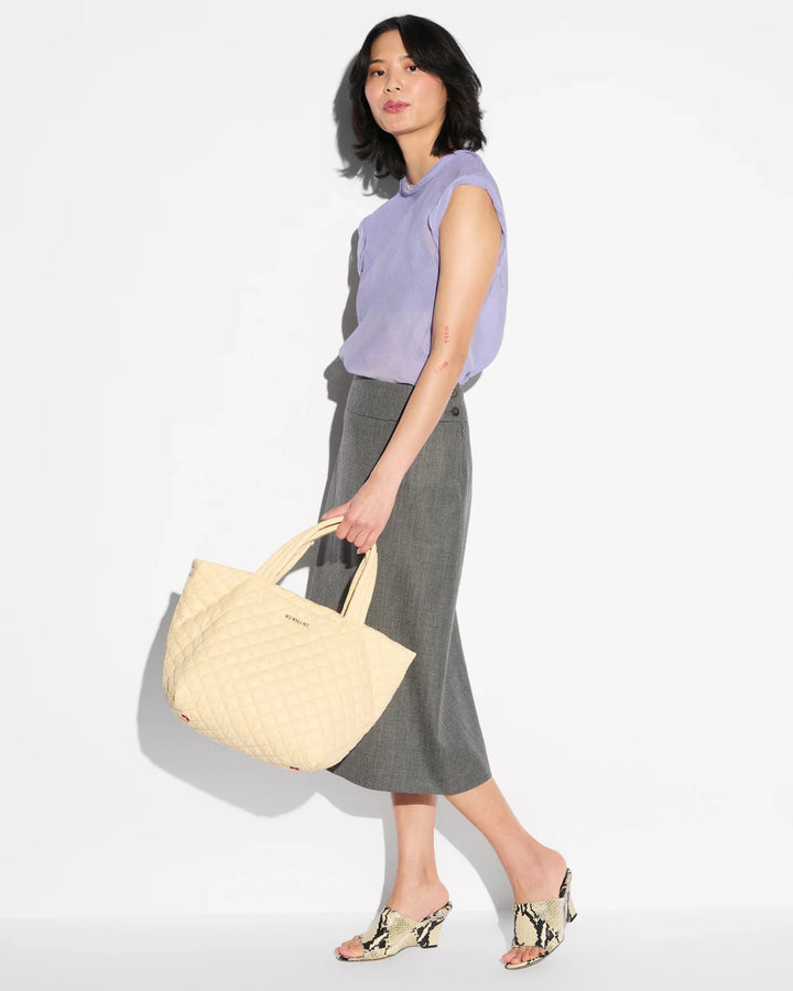MZ Wallace METRO SMALL DELUXE TOTE CHAMOMILE HANDBAGS | Shop now at Main &amp; Taylor Shoes!