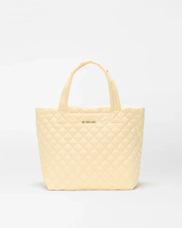 MZ Wallace METRO SMALL DELUXE TOTE CHAMOMILE HANDBAGS | Shop now at Main &amp; Taylor Shoes!