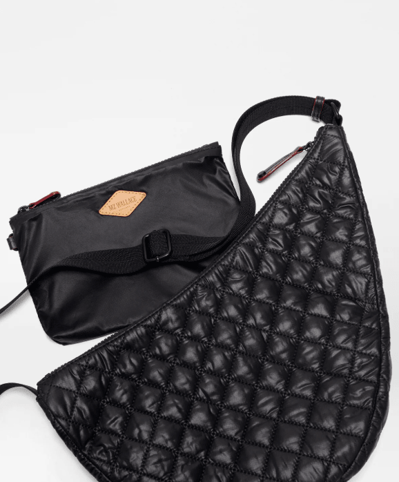 MZ Wallace METRO SMILE BLACK CROSSBODY Handbags | Shop now at Main &amp; Taylor Shoes!