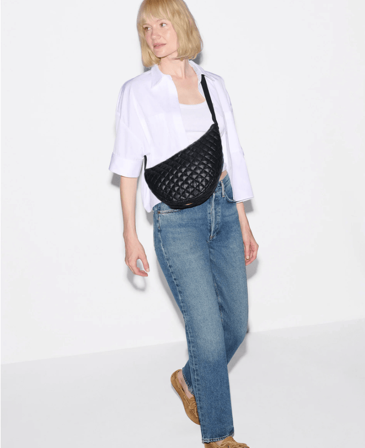 MZ Wallace METRO SMILE BLACK CROSSBODY Handbags | Shop now at Main &amp; Taylor Shoes!