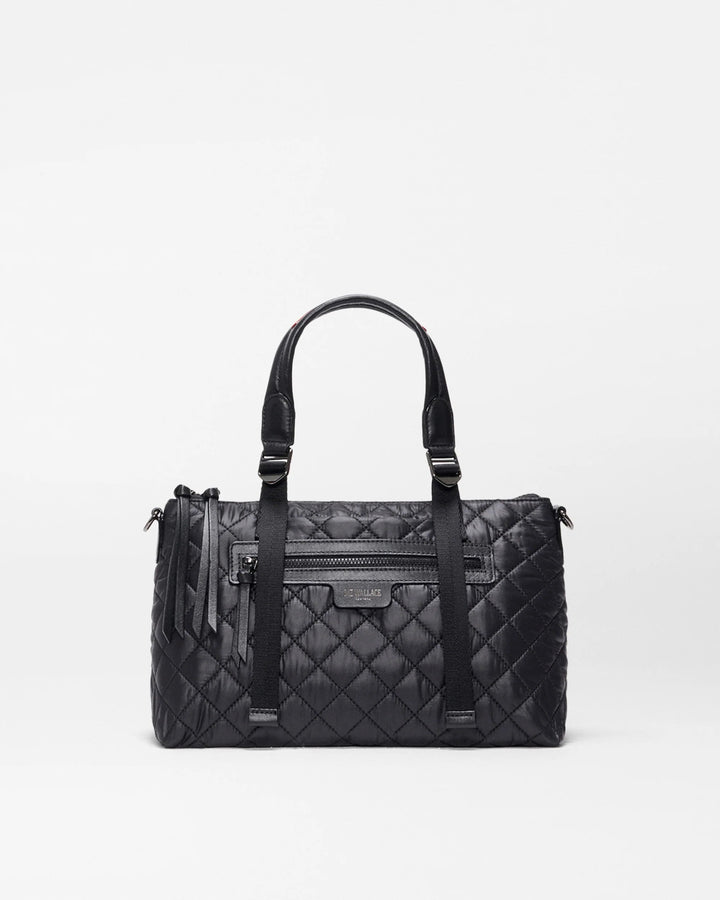 MZ Wallace PARK SATCHEL SMALL BLACK HANDBAGS | Shop now at Main &amp; Taylor Shoes!