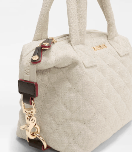 MZ Wallace SUTTON MICRO TOTE SANDY LINEN Handbags | Shop now at Main &amp; Taylor Shoes!