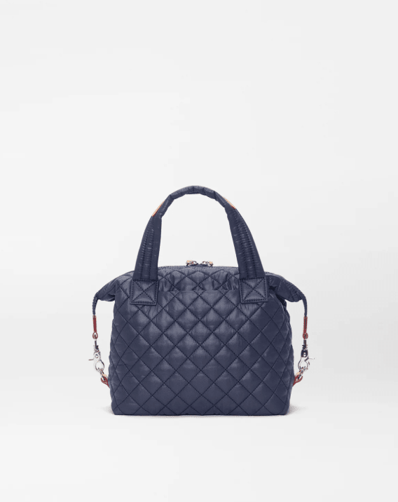 MZ Wallace SUTTON SMALL DELUXE NAVY TOTE Handbags | Shop now at Main &amp; Taylor Shoes!