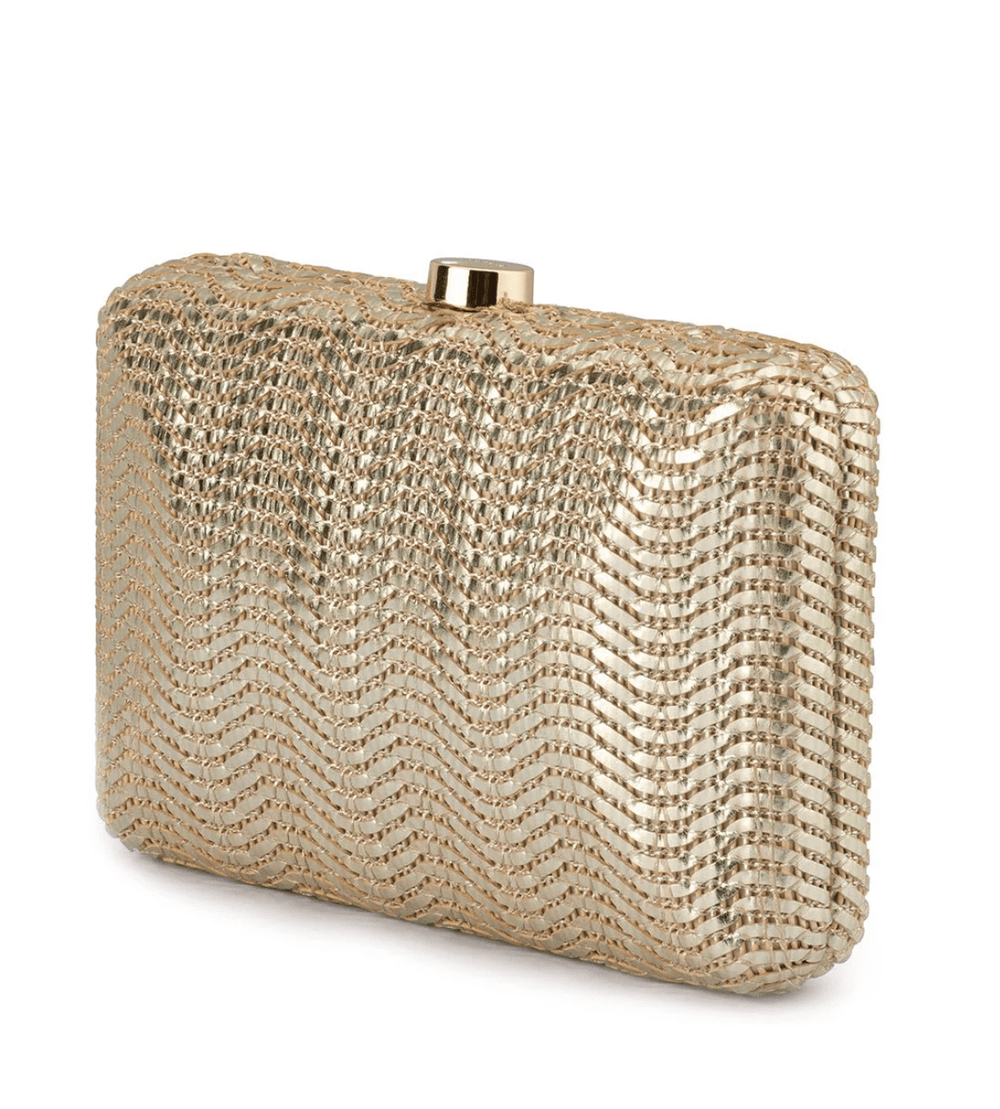 Olga Berg HANNAH GOLD BAG HANDBAGS | Shop now at Main & Taylor Shoes!