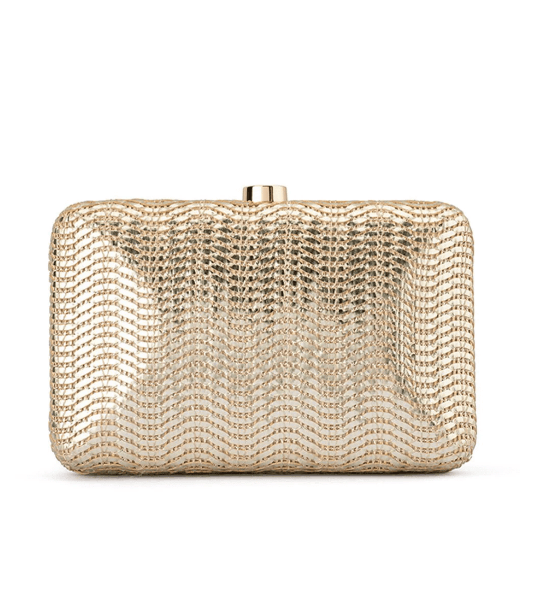 Olga Berg HANNAH GOLD BAG HANDBAGS | Shop now at Main & Taylor Shoes!