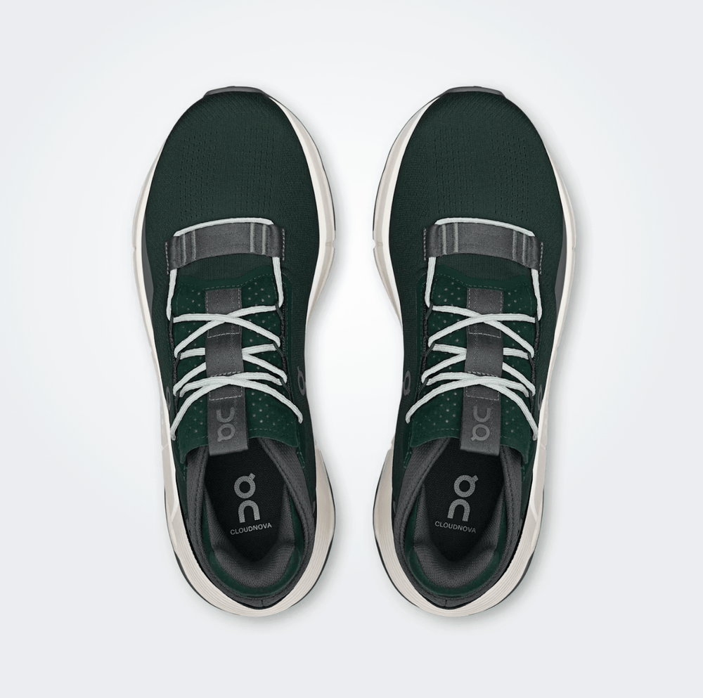 ON CLOUDNOVA2 MEN JUNGLE/SHADOW SNEAKER SHOES | Shop now at Main & Taylor Shoes!