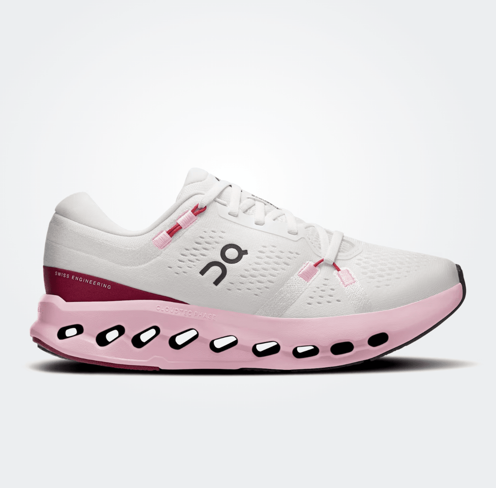 On Running CLOUD SURFER 2 WOMEN IVORY/PEONY SNEAKER Shoes | Shop now at Main & Taylor Shoes!
