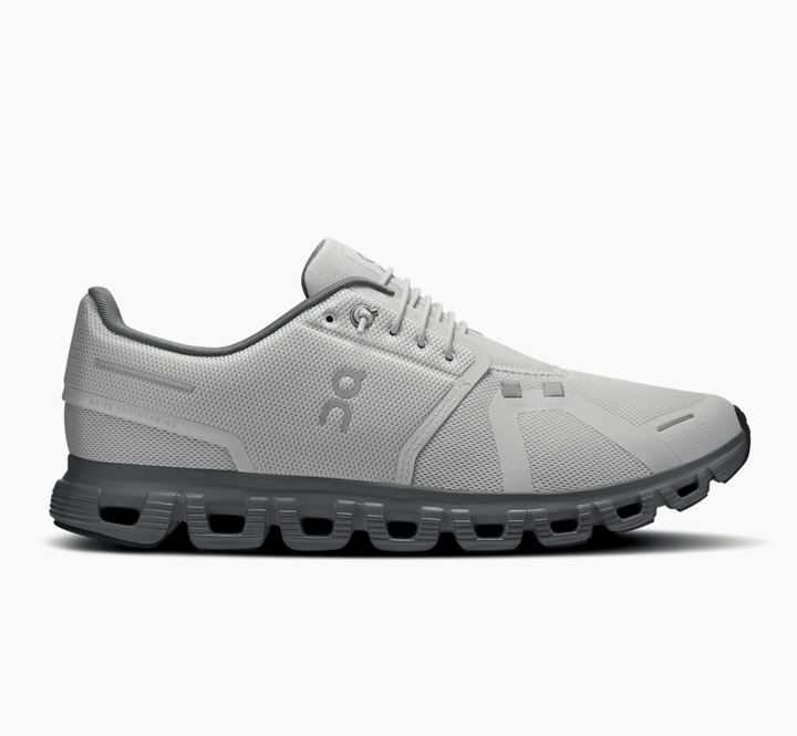 On Running CLOUD6 MEN WOLF/ROCK SNEAKER Shoes | Shop now at Main &amp; Taylor Shoes!