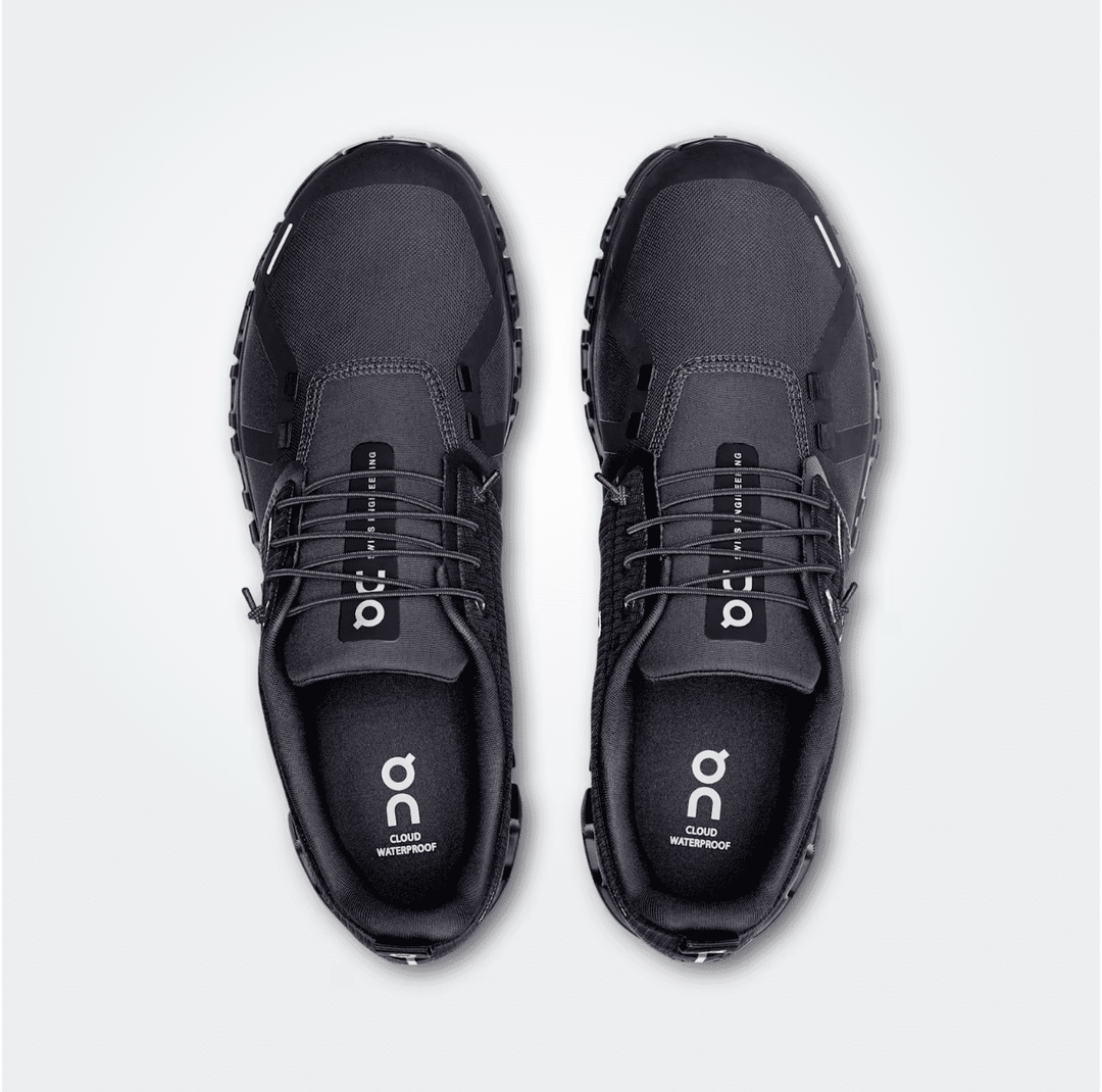 On Running CLOUD6 WATERPROOF MEN BLACK/BLACK SNEAKER SHOES | Shop now at Main &amp; Taylor Shoes!