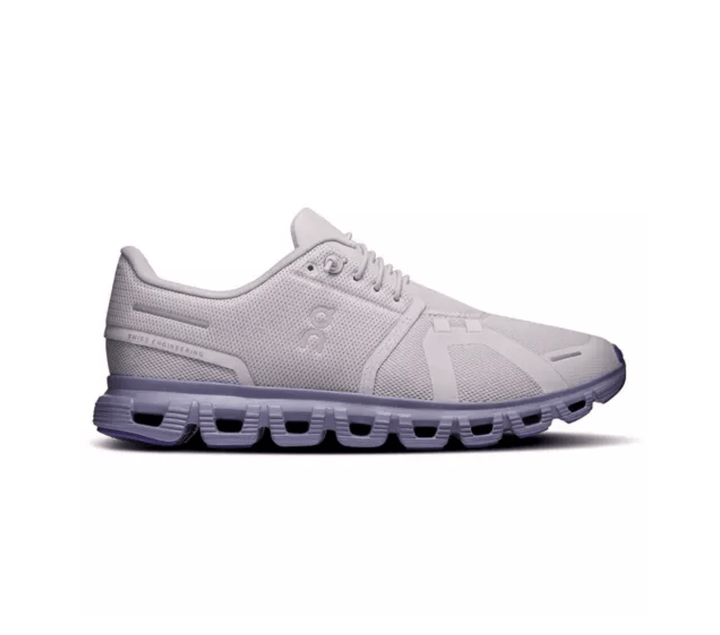 On Running CLOUD6 WOMEN ETHER/TYRIAN SNEAKER Shoes | Shop now at Main &amp; Taylor Shoes!